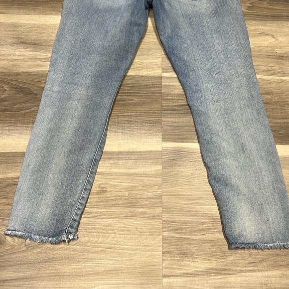 7 for All mankind blue denim straight leg crop jeans size 30 - Picture 9 of 10